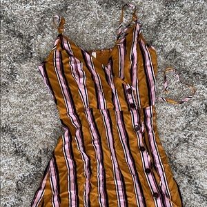Short striped dress